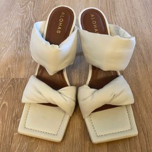 Twist Strap Heel by Alohas